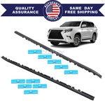 Fit Lexus GX460 2010-2023 Left Side + Right Windshield Moulding Kit New. Fixed Price $58.80.