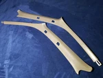 95-00 Toyota Tacoma Windshield Pillar Cover Trim Side Moulding Set Brown Oak. Fixed Price $94.95.