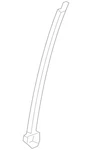 Genuine Mitsubishi Sash Channel 5735A878. Fixed Price $83.10.