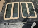 1980 86 91 Ford Truck Extended Cab Side Glass Window Trim Sills Super F150 Obs. Fixed Price $88.00.