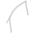 Genuine Audi Run Channel 8W0-837-432-E. Fixed Price $292.96.