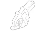 Genuine Volkswagen Window Motor 4K0-959-801. Fixed Price $134.05.