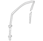 Genuine Ford Window Channel CC3Z-2521596-B. Fixed Price $191.86.