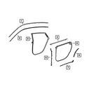 Genuine Mopar Front Door Glass Run Weatherstrip Right 68592104AB. Fixed Price $33.23.