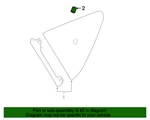 New Genuine Nissan Spacer-glass 9035651C00 / 90356-51C00 Oem. Fixed Price $11.35.