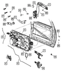 Genuine Mopar Front Door Glass Channel Left 68044815AA. Fixed Price $43.18.