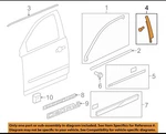 New Oem Gm Front Right Door Window Trim Applique 22825483 Traverse Acadia 07-17. Fixed Price $74.97.