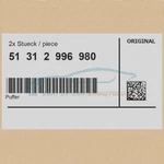 2X Genuine Bmw 51312996980 - Buffer Series 7 X1 X3 X4 X5 X6 Z3 Mini. Fixed Price $34.37.