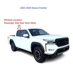 Fits 22-25 Nissan Frontier Crew Cab Passenger Right Side Rear Door Window Glass. Fixed Price $129.00.