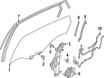 Genuine Nissan Sash Channel 82386-5MP0B. Fixed Price $28.70.