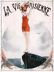 13998.WALL Decor Poster.vintage Interior Art.vie Parisienne Toile Mer Fashion. Fixed Price $18.00.