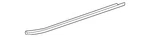 Genuine Toyota Door Belt Molding (left Front) 75720-02190. Fixed Price $64.24.