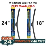 Rain-x Longitude Windshield Wiper Kit Fits: 2019 Mazda CX-5 (24" & 18"). Fixed Price $50.95.