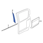 For Infiniti QX56 2004-2010 828127S00A Rear Right Black Out Tape. Fixed Price $70.36.