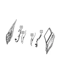 Genuine Mopar Rear Door Wiring 68380179AD. Fixed Price $85.60.