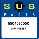 Subaru Dam Rubber 65045SC050, New Genuine Oem Part. Fixed Price $15.61.