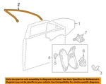 Gm Oem 08-14 Cts Front Door Glass Hardware-run W'strip 20944860. Fixed Price $83.19.