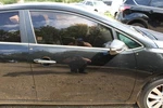 Passenger Windshield Glass Pillar With Chrome Moulding Fits 14-18 Forte 1499778. Fixed Price $102.00.
