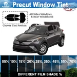 Precut All Side + Rear Window Film Any Tint Shade % For Toyota C-hr 2018-2023. Fixed Price $39.99.