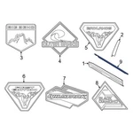 Ford Bronco Sport 2021-2026 M1PZ7821453A Front Left Door Belt Molding. Fixed Price $97.52.