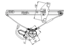 New Front Left Window Regulator Fits Toyota Camry 1992-1996 69820-06021 6653739. Fixed Price $80.90.