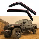 In-channel Window Vent Visor Sun Rain Guard For 2018-2025 Jeep Wrangler 2-DOORS. Fixed Price $39.97.
