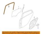 New Oem 11-15 Hyundai Sonata Rh Rear Door Glass Hardware-run Channel 835403Q000. Fixed Price $57.95.