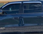 Avs Chrome Tape-on Rain Guards Vent Visor For 2010-2024 Dodge Ram 2500 3500 Crew. Fixed Price $174.95.