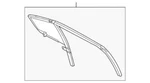 Genuine Ford Run Channel AG1Z-5425766-C. Fixed Price $111.77.