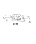 Genuine Mopar Windshield Frame Panel 5RC28JW4AA. Fixed Price $42.30.