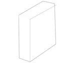 Genuine Mercedes-benz Square Nut 126-990-11-52. Fixed Price $5.89.