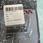 2 Genuine Honda Clip Front Windshield (upper) 91568-TA0-A00. Fixed Price $12.50.