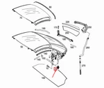 Mercedes-benz Slk R172 Tolerance Ring B-pillar Right A1727740000. Fixed Price $16.71.