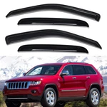 Tape-on Window Visor Rain Guard Side Deflector For 2005-2010 Jeep Grand Cherokee. Fixed Price $42.95.