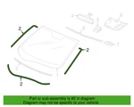 Honda Acura 73226-SZW-000 Rear Rubber Windshield Dam. Fixed Price $11.97.