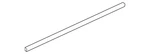 Genuine Ford Door Window Belt Weatherstrip AE8Z-5421453-B. Fixed Price $141.66.