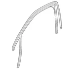 Genuine Gm Run Weather-strip 39144545. Fixed Price $40.04.