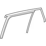 Genuine Mercedes-benz Oe Window Guide Rail 294-735-08-00. Fixed Price $102.60.