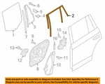 Volvo Oem 16-18 XC90 Window Glass-rear Door-run Channel Left 32205573 Lowest $$$. Fixed Price $57.00.