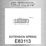 E83113 Extension Spring Fits John Deere (surplus Open Box). Fixed Price $95.12.