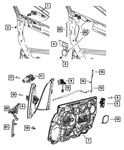 Genuine Mopar Front Door Glass Channel Left 4389981AB. Fixed Price $68.58.