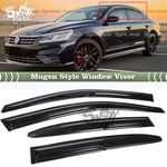 Fits 2012-2022 Vw Passat 3D Wavy Mugen Style Window Visor Rain Guard Deflector. Fixed Price $29.99.