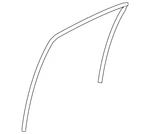 Genuine Mitsubishi Run Weather-strip 5735A481. Fixed Price $144.26.