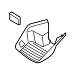 Genuine Ford Lower Cover KB3Z-17D550-AB. Fixed Price $23.53.