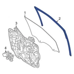 Ford Maverick 2022-2026 NZ6Z6021597B Front Left Window Channel. Fixed Price $187.12.