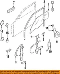 Ford Oem 91-96 Escort,tracer Front Door Glass Hardware-motor F1KY5423394B. Fixed Price $355.80.