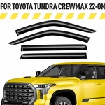 Rain Guards Vent Visors Shade For 2022-2026 Toyota Tundra Crewmax. Fixed Price $47.24.