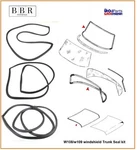 New W108 W109 Mercedes Ft And Rr. Windshield Trunk Seal Kit 250 280 300. Fixed Price $215.00.