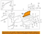 Gm Oem 16-20 CT6 Rear Door Interior Trim-sunshade 23439775. Fixed Price $102.59.