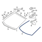 For Toyota Camry 2002-2019 5611764010 Windshield Seal. Fixed Price $42.29.